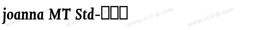 joanna MT Std字体转换